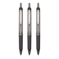 Precise V7rt Roller Ball Pen, Retractable, Fine 0.7 Mm, Black Ink And Barrel, 3/pack