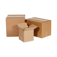 Multi-depth Shipping Boxes, Regular Slotted Container (rsc), 8.75" X 11.75" X 6.75" To 8.75", Brown Kraft, 25/bundle