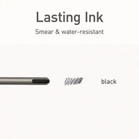 Pentonic Medium Point Ballpoint Pen, 1 Mm, Black Ink, Charcoal Barrel, 25/pack