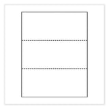 Perforated And Punched Paper, 92 Bright, 24 Lb Bond Weight, 8.5 X 11, White, 500/ream, 5 Reams/carton