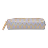 Pencil Case, 8.07 X 2.36 X 2.55, Blue, 6/pack