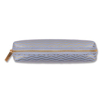 Pencil Case, 8.07 X 2.36 X 2.55, Blue, 6/pack