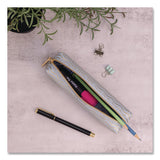 Pencil Case, 8.07 X 2.36 X 2.55, Blue, 6/pack