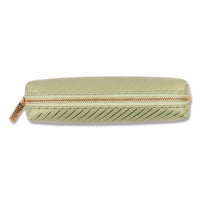 Pencil Case, 8.07 X 2.36 X 2.55, Green, 6/pack