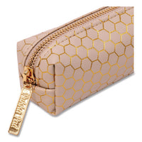 Pencil Case, 8.07 X 2.36 X 2.55, Taupe, 6/pack