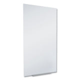 Invisamount Vertical Magnetic Glass Dry-erase Boards, 28 X 50, White Surface