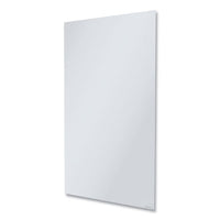 Invisamount Vertical Magnetic Glass Dry-erase Boards, 48 X 85, White Surface