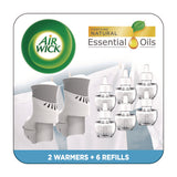Plug-in Scented Oil Starter Kit, Fresh Linen, 0.67 Oz, 8/pack