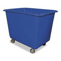 Poly Truck, (16-bushel) 19.91 Cu Ft, Galvanized Steel/polyethylene, Blue/gray