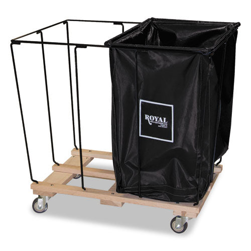 Drop In Dividers, 2 Compartments, 16 Bushel, Vinyl/steel, Black