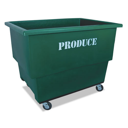 Produce Cart, Plastic, 1 Bin, 800 Lb Capacity, 46" X 30.5" X 37", Green