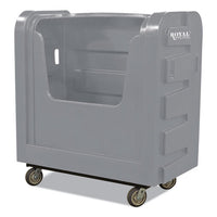 Bulk Transport Truck, Plastic, 28" X 47" X 54.75", Gray