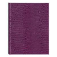 Executive Notebook, 1-subject, Medium/college Rule, Grape Cover, (72) 9.25 X 7.25 Sheets