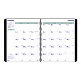 Plan And Link Monthly Planner, 11" X 9.06", Black Cover, 16-months: Sept 2024 To Dec 2025