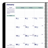 Plan And Link Monthly Planner, 11" X 9.06", Black Cover, 16-months: Sept 2024 To Dec 2025