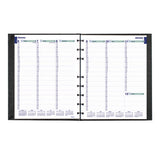 Plan And Link Weekly Appointment Planner, 9.25" X 7.25", Black Cover, 12-month (jan To Dec): 2025