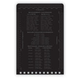 All-weather Wire-o Notepad, Universal: Narrow Rule And Quadrille Rule, Black Cover, 50 White 3 X 5 Sheets