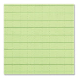 All-weather Wire-o Notepad, Universal: Narrow Rule And Quadrille Rule, Dark Green Cover, 50 White 3 X 5 Sheets