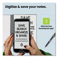 Core Smart Notebook, Dotted Rule, Black Cover, (18) 8.8 X 6 Sheets