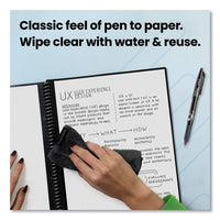 Core Smart Notebook, Dotted Rule, Black Cover, (18) 8.8 X 6 Sheets