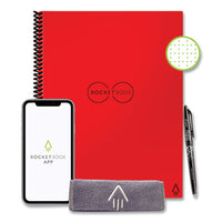 Core Smart Notebook, Dotted Rule, Red Cover, (16) 11 X 8.5 Sheets