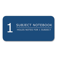 Subject Wirebound Promo Notebook, 1-subject, Wide/legal Rule, Asst Cover, (70) 10.5x8 Sheets, 24/ct, Ships In 4-6 Bus Days