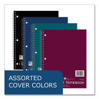 Subject Wirebound Promo Notebook, 1-subject, Wide/legal Rule, Asst Cover, (70) 10.5x8 Sheets, 24/ct, Ships In 4-6 Bus Days