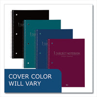 Subject Wirebound Promo Notebook, 1-subject, Med/college Rule, Asst Cover, (70) 10.5x8 Sheets, 24/ct, Ships In 4-6 Bus Days