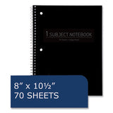 Subject Wirebound Promo Notebook, 1-subject, Med/college Rule, Asst Cover, (70) 10.5x8 Sheets, 24/ct, Ships In 4-6 Bus Days