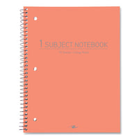 Subject Wirebound Promo Notebook, 1-subject, Med/college Rule, Asst Cover, (70) 10.5x8 Sheets, 24/ct, Ships In 4-6 Bus Days