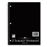 Subject Wirebound Promo Notebook, 3-subject, Wide/legal Rule, Asst Cover, (120) 10.5x8 Sheets, 24/ct, Ships In 4-6 Bus Days