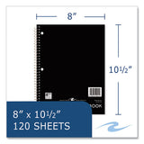 Subject Wirebound Promo Notebook, 3-subject, Wide/legal Rule, Asst Cover, (120) 10.5x8 Sheets, 24/ct, Ships In 4-6 Bus Days
