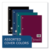 Subject Wirebound Promo Notebook, 3-subject, Wide/legal Rule, Asst Cover, (120) 10.5x8 Sheets, 24/ct, Ships In 4-6 Bus Days
