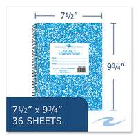 Composition Book, 1-subject, Grade 2 Manuscript Format, Blue Cover, (36) 9.75 X 7.5 Sheet, 48/ct, Ships In 4-6 Business Days
