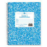 Composition Book, 1-subject, Grade 2 Manuscript Format, Blue Cover, (36) 9.75 X 7.5 Sheet, 48/ct, Ships In 4-6 Business Days