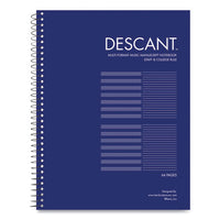 Music Notebook, Medium/college Rule, Transcription Format, Blue Cover, (32) 8.5 X 11 Sheets, 24/ct, Ships In 4-6 Bus Days
