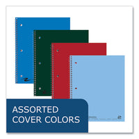 Subject Wirebound Notebook, 2-subject, Medium/college Rule, Asst Cover, (100) 11 X 9 Sheets, 24/carton, Ships In 4-6 Bus Days