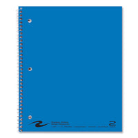 Subject Wirebound Notebook, 2-subject, Medium/college Rule, Asst Cover, (100) 11 X 9 Sheets, 24/carton, Ships In 4-6 Bus Days