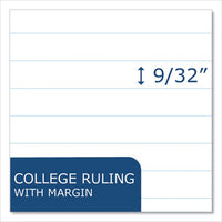 Lefty Notebook, 1 Subject, College Rule, Randomly Asst Cover Color, (200) 11 X 8.5 Sheets, 24/ct, Ships In 4-6 Business Days