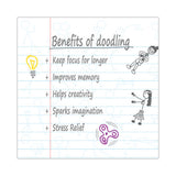 Doodlewrite Notebooks, 1-subject, Wide/legal Rule, White Cover, (50) Sheets, 24/carton, Ships In 4-6 Business Days