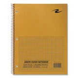 Lab And Science Wirebound Notebook, Quadrille Rule (5 Sq/in), Brown Cover, (80) 8.5 X 11 Sheets, 24/ct, Ships In 4-6 Bus Days
