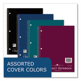 Subject Wirebound Notebook, 1-subject, Medium/college Rule, Asst Cover, (80) 11 X 8.5 Sheets, 24/ct, Ships In 4-6 Bus Days