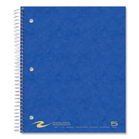 Subject Wirebound Notebook, 5-subject, Medium/college Rule, Asst Cover, (200) 11 X 9 Sheets, 12/carton, Ships In 4-6 Bus Days
