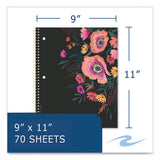 Studio Series Notebook, 1-subject, College Rule, Assorted Cover Set 3, (70) 11 X 9 Sheets, 24/ct, Ships In 4-6 Business Days