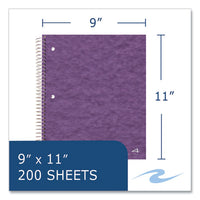 Subject Wirebound Notebook, 4-subject, Med/college Rule, Randomly Asst Cover, (200) 11x9 Sheets, 12/ct, Ships In 4-6 Bus Days
