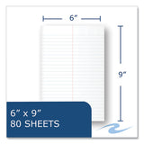 Boardroom Series Steno Pad, Gregg Rule, Brown Cover, 80 White 6 X 9 Sheets, 72 Pads/carton, Ships In 4-6 Business Days