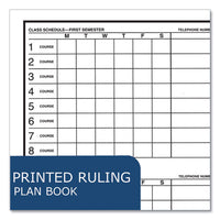 Student Plan Book, Undated, Light Blue Cover, (45) 11 X 8.5 Sheets, 24/carton, Ships In 4-6 Business Days