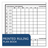 Student Plan Book, Undated, Light Blue Cover, (45) 11 X 8.5 Sheets, 24/carton, Ships In 4-6 Business Days
