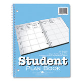 Student Plan Book, Undated, Light Blue Cover, (45) 11 X 8.5 Sheets, 24/carton, Ships In 4-6 Business Days
