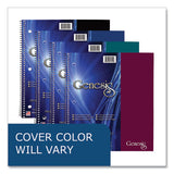 Genesis Notebook, 1-subject, Medium/college Rule, Randomly Asst Cover Color, (100) 11x9 Sheets, 12/ct, Ships In 4-6 Bus Days